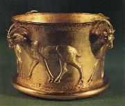 unknow artist, Rhyton in the form of a lion griffin